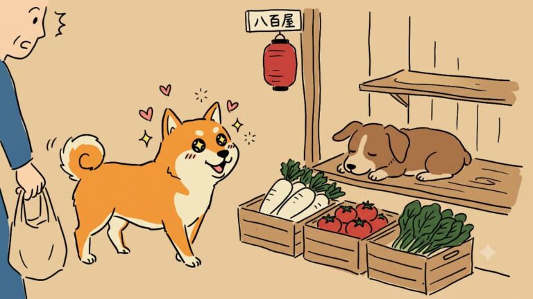日本人「うちの犬、たまたまついてきた八百屋で一目惚れしたっぽい」【タイ人の反応】