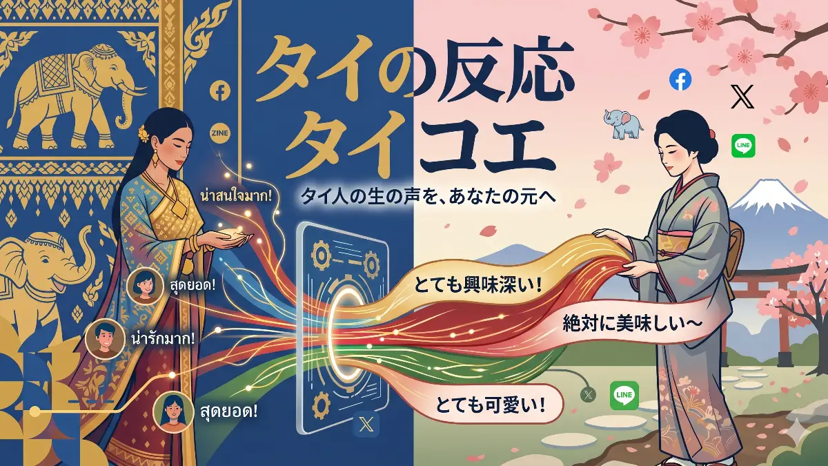 タイの反応 タイコエ | 日本・海外ニュースのタイの声を翻訳