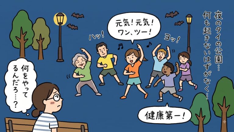 日本人がタイ・バンコクの公園で夜な夜な行われているイベントに熱狂！？【タイ人の反応】